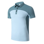 Mens Sports Workout 100% polyester Polo Shirt SY-R321 print logo 5