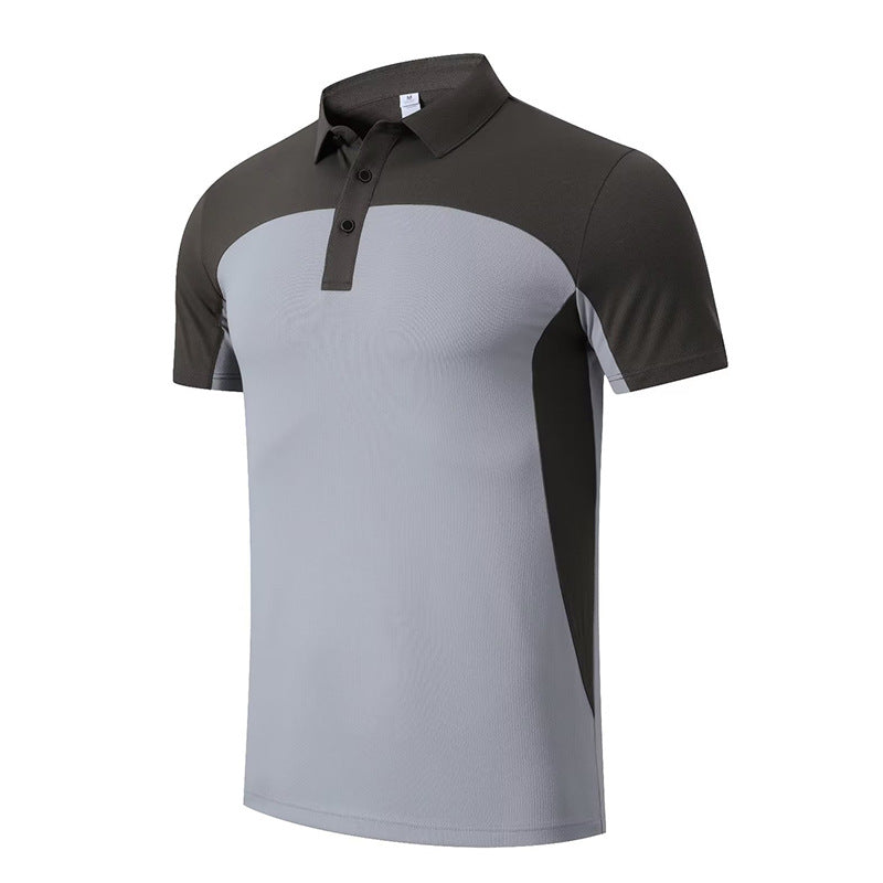 Mens Sports Workout 100% polyester Polo Shirt SY-R321 print logo 6