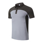 Mens Sports Workout 100% polyester Polo Shirt SY-R321 print logo 6