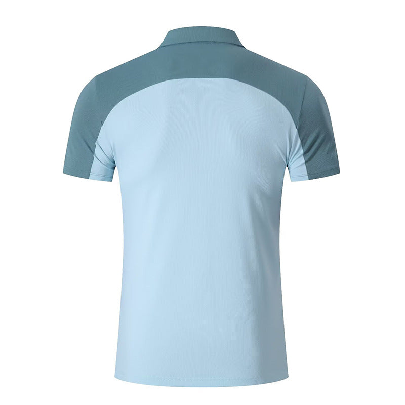 Mens Sports Workout 100% polyester Polo Shirt SY-R321 print logo 2