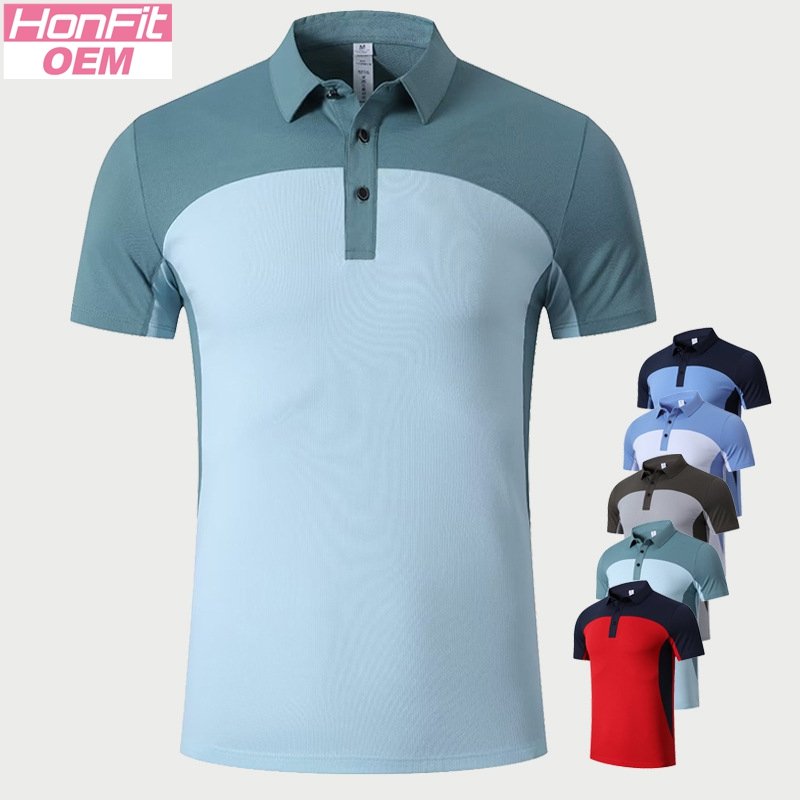 Mens Sports Workout 100% polyester Polo Shirt SY-R321 print logo 10