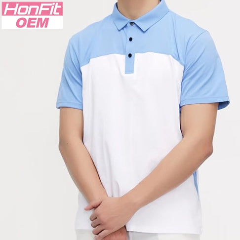 Mens Sports Workout 100% polyester Polo Shirt SY-R321 print logo 11