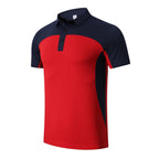 Mens Sports Workout 100% polyester Polo Shirt SY-R321 print logo 35