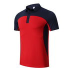 Mens Sports Workout 100% polyester Polo Shirt SY-R321 print logo 7