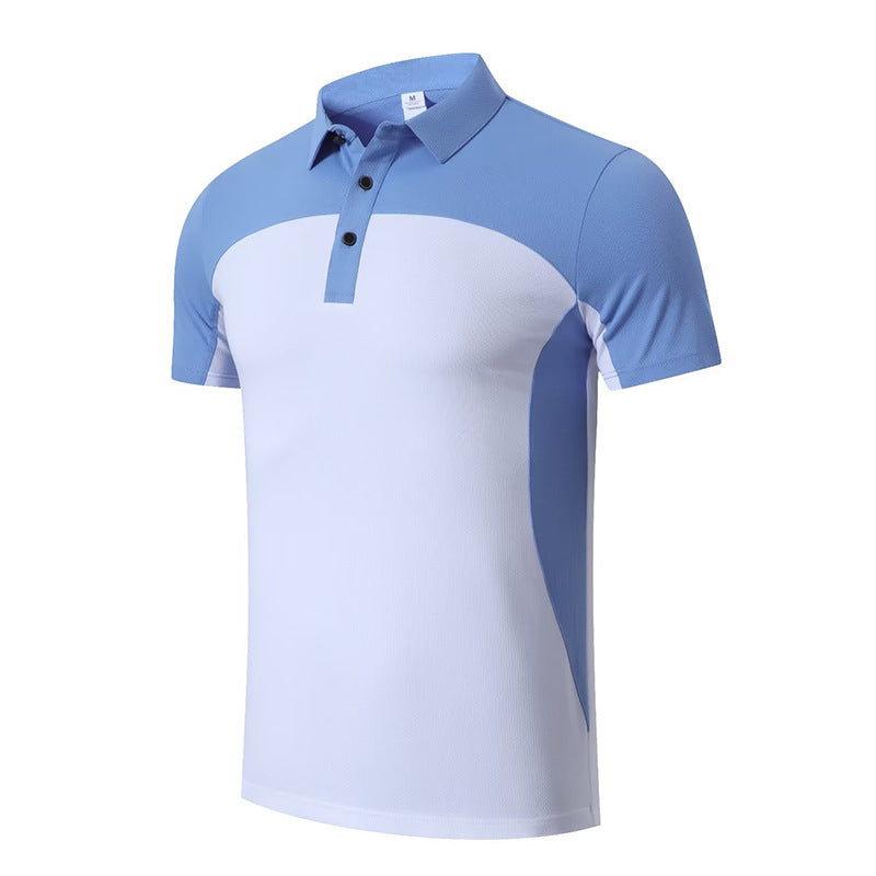 Mens Sports Workout 100% polyester Polo Shirt SY-R321 print logo 3