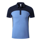 Mens Sports Workout 100% polyester Polo Shirt SY-R321 print logo 12