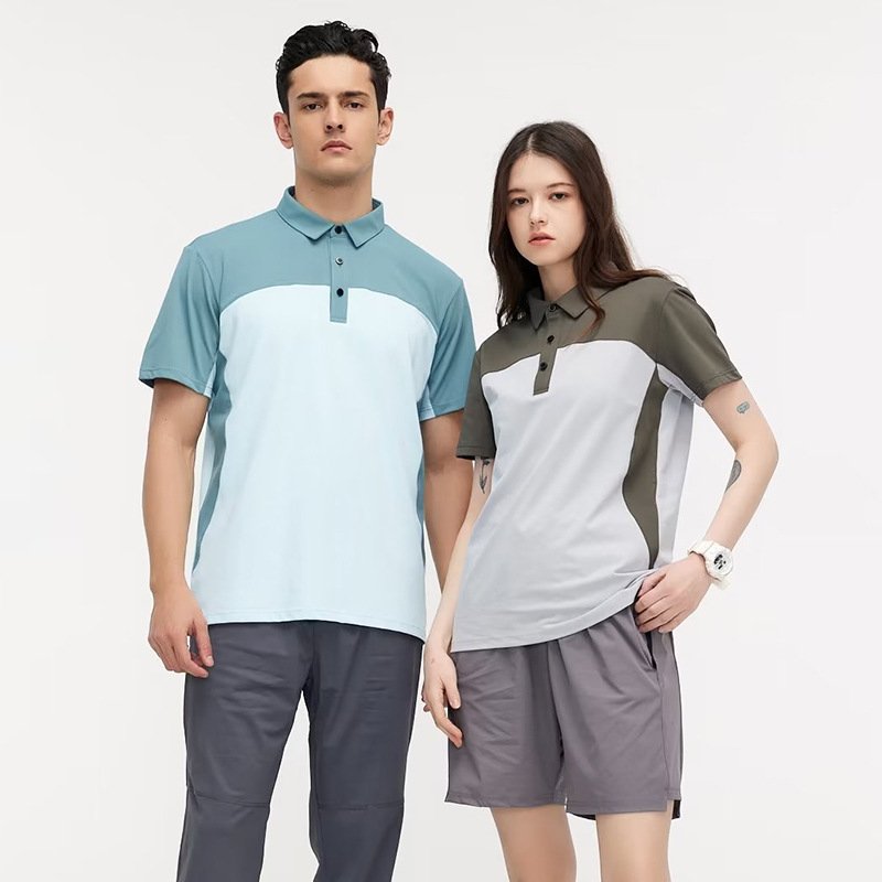 Mens Sports Workout 100% polyester Polo Shirt SY-R321 print logo 16