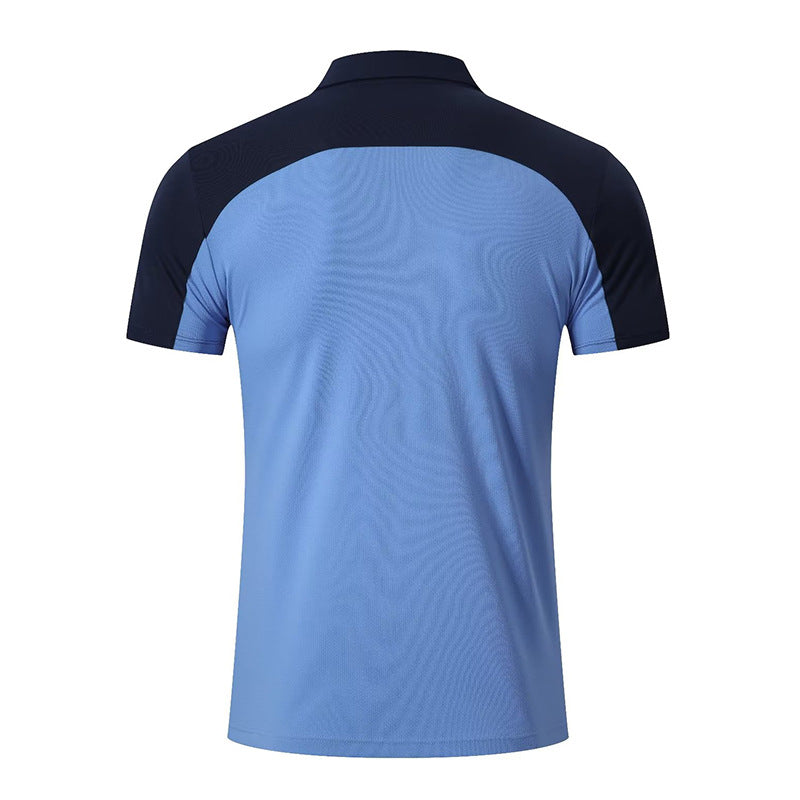 Mens Sports Workout 100% polyester Polo Shirt SY-R321 print logo 4