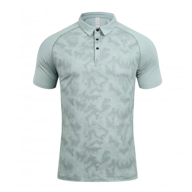 Mens Casual Golf 100% polyester Polo Shirt SY-R379 print logo 21