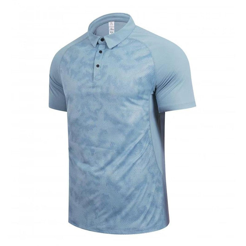 Mens Casual Golf 100% polyester Polo Shirt SY-R379 print logo 25