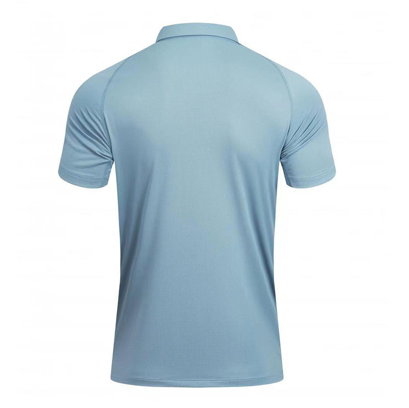 Mens Casual Golf 100% polyester Polo Shirt SY-R379 print logo 26