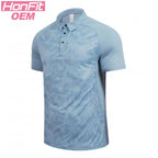 Mens Casual Golf 100% polyester Polo Shirt SY-R379 print logo 14
