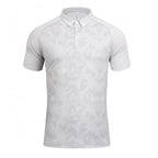 Mens Casual Golf 100% polyester Polo Shirt SY-R379 print logo 3