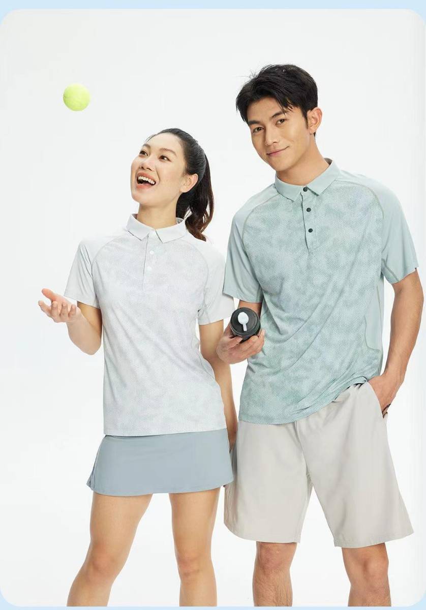 Mens Casual Golf 100% polyester Polo Shirt SY-R379 print logo 19