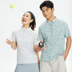 Mens Casual Golf 100% polyester Polo Shirt SY-R379 print logo 7