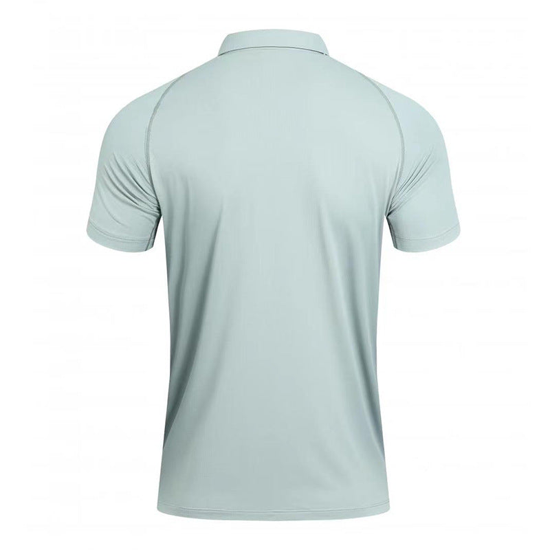 Mens Casual Golf 100% polyester Polo Shirt SY-R379 print logo 23