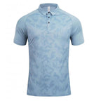 Mens Casual Golf 100% polyester Polo Shirt SY-R379 print logo 24
