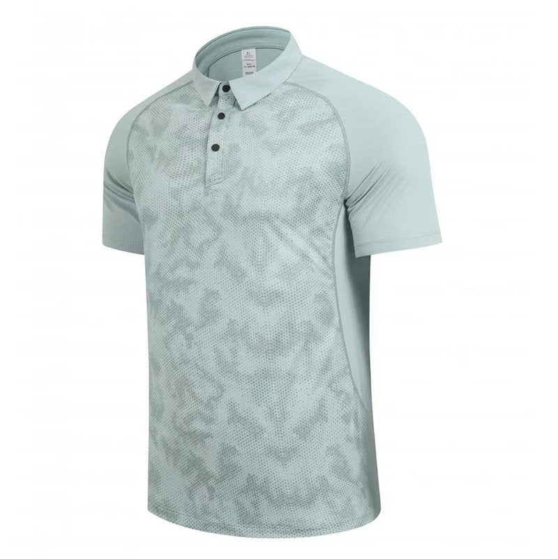 Mens Casual Golf 100% polyester Polo Shirt SY-R379 print logo 4
