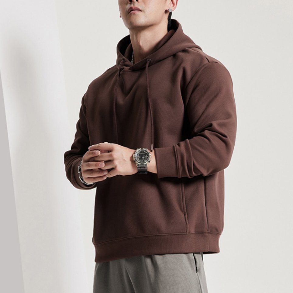 Mens 330gsm 100%cotton Sweatshirt SY-S9867 print logo 6