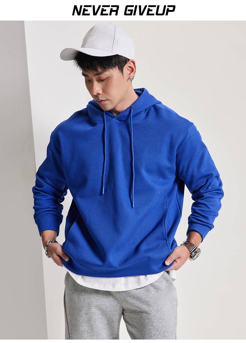 Mens 330gsm 100%cotton Sweatshirt SY-S9867 print logo 12
