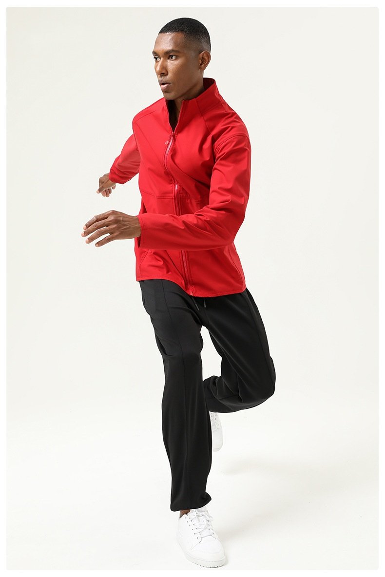 Mens Athletic Sports 84%nylon 16%spandex Jacket SY-SYK1858 print logo 21