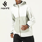 Mens Workout Running 100%polyester Jacket SY-SYK333 print logo 10