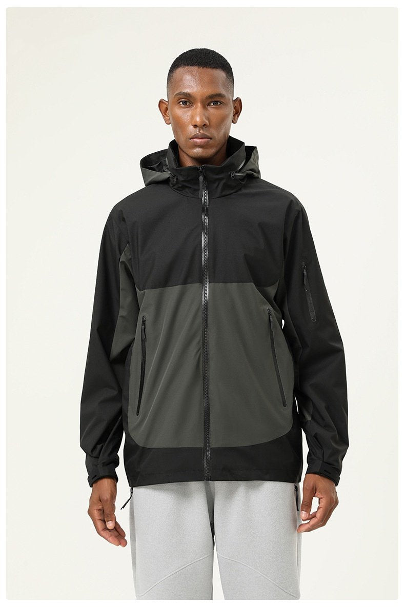 Mens Workout Running 100%polyester Jacket SY-SYK333 print logo 23