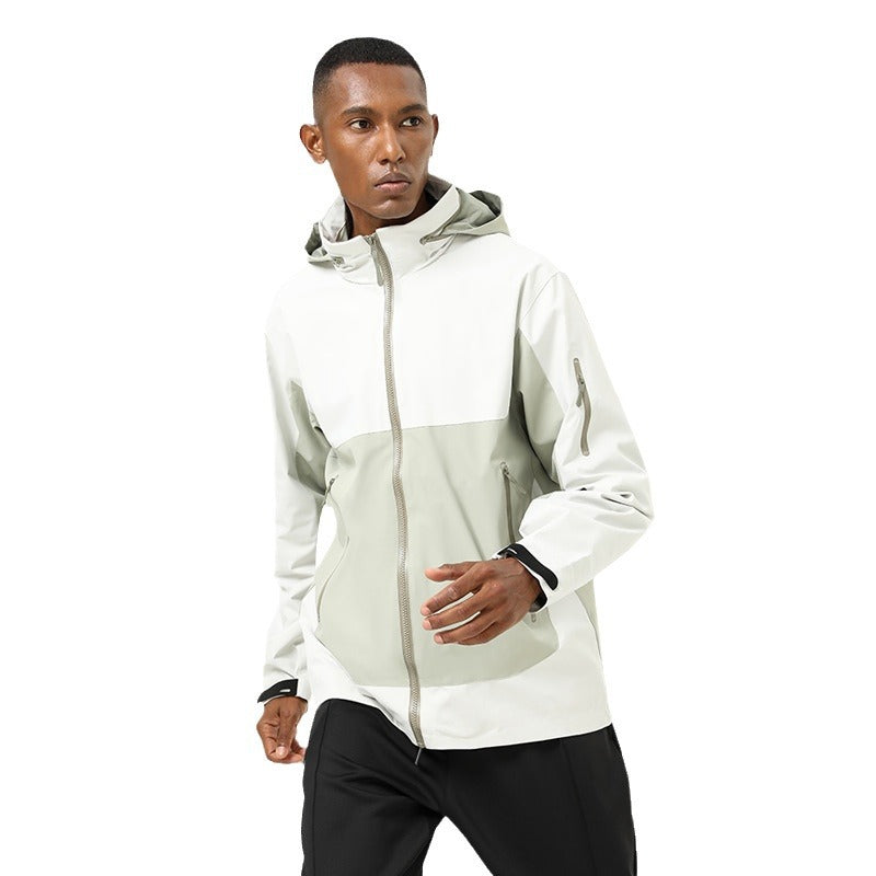 Mens Workout Running 100%polyester Jacket SY-SYK333 print logo 8