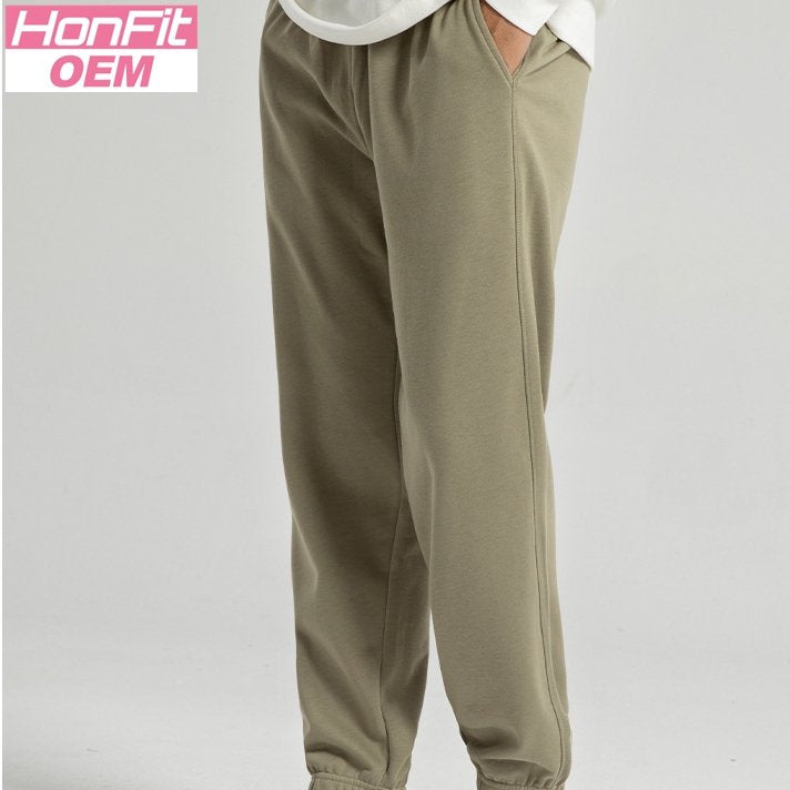 Mens Sports Workout 85% cotton 15% polyester Jogger Pants SY-WK-340 print logo 15