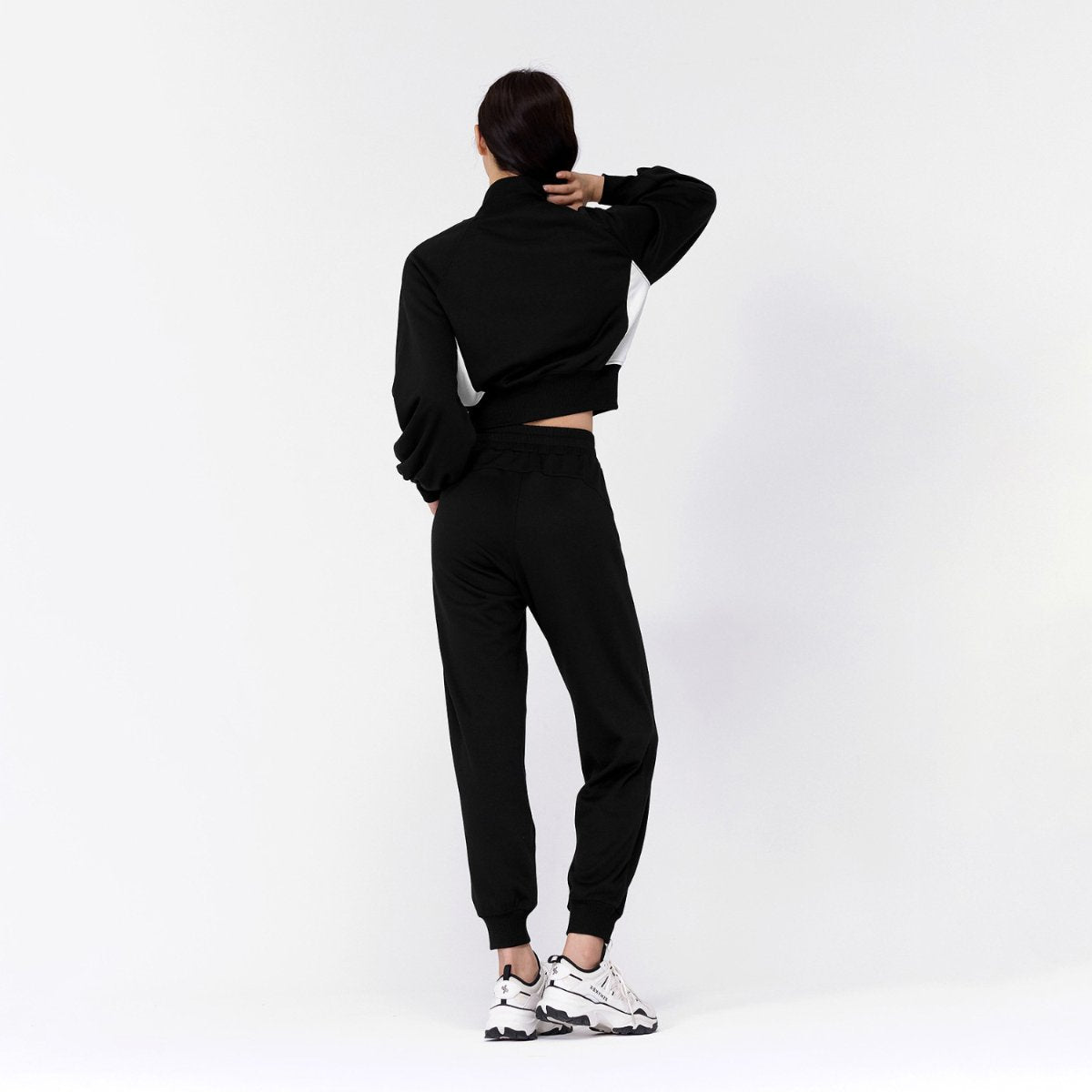 Womens Casual Activewear 55%rayon 40%polyester 5%spandex Tennis Tracksuit SY105 print logo 20