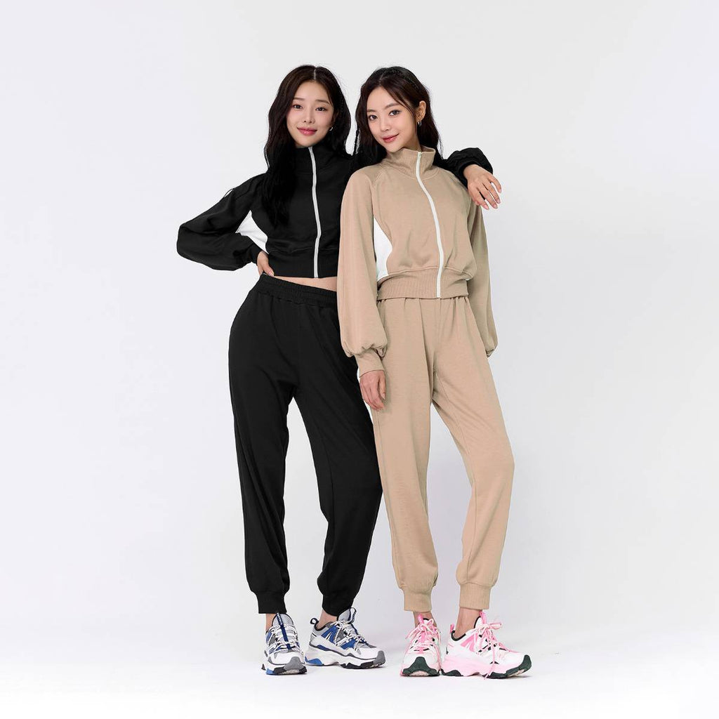 Womens Casual Activewear 55%rayon 40%polyester 5%spandex Tennis Tracksuit SY105 print logo 7