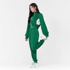 Womens Casual Activewear 55%rayon 40%polyester 5%spandex Tennis Tracksuit SY105 print logo 9
