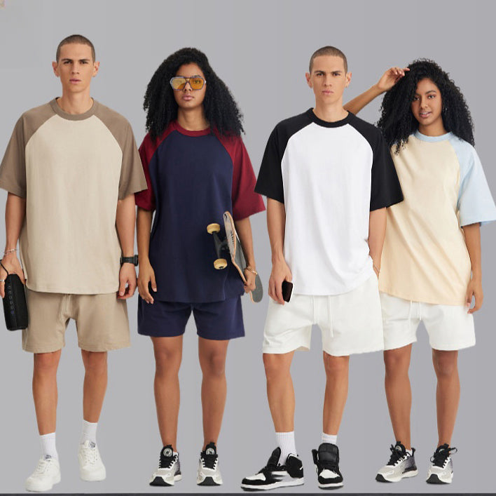 Mens Oversized Sports 100%cotton Tshirt T012