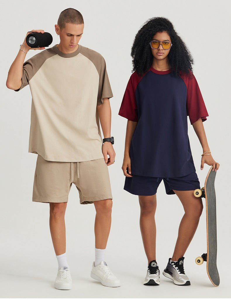 Mens Oversized Sports 100%cotton Tshirt T012