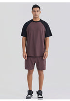 Mens Oversized Sports 100%cotton Tshirt T012