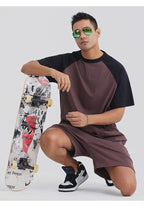 Mens Oversized Sports 100%cotton Tshirt T012