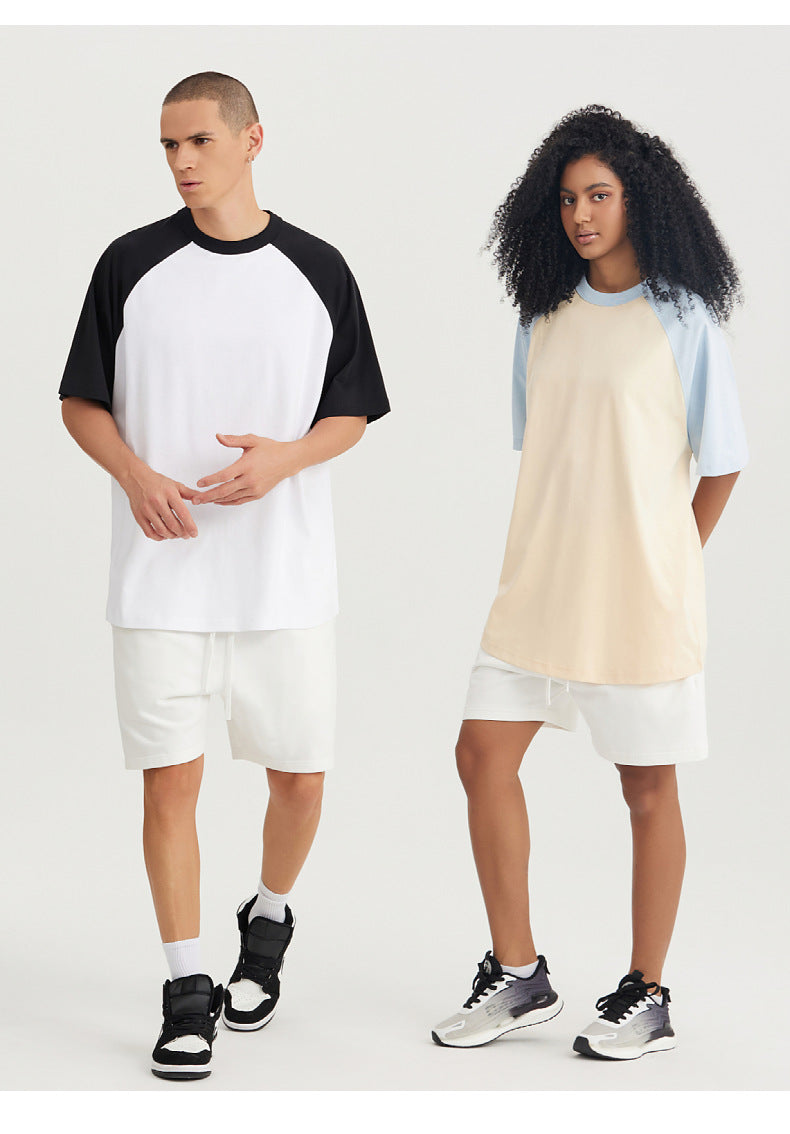 Mens Oversized Sports 100%cotton Tshirt T012