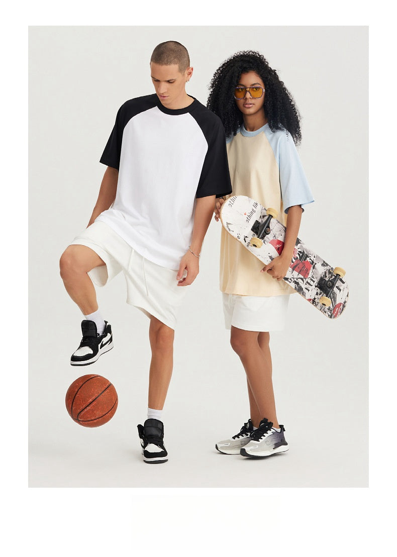 Mens Oversized Sports 100%cotton Tshirt T012