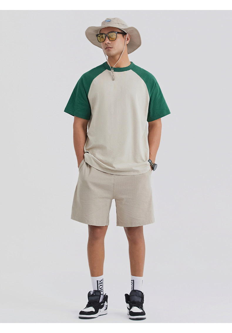 Mens Oversized Sports 100%cotton Tshirt T012