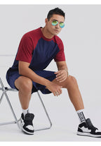 Mens Oversized Sports 100%cotton Tshirt T012