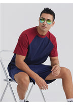 Mens Oversized Sports 100%cotton Tshirt T012