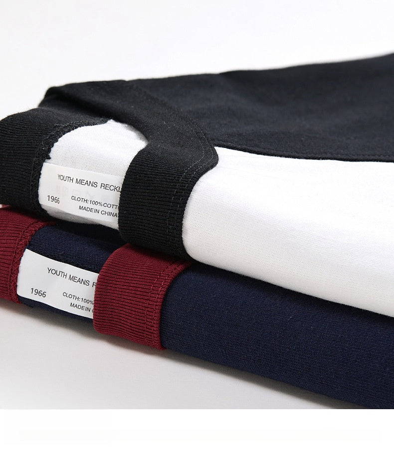 Mens Oversized Sports 100%cotton Tshirt T012