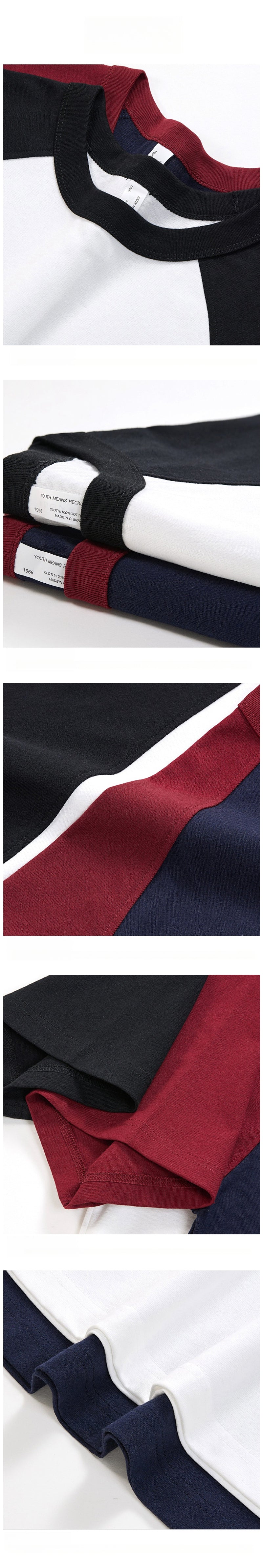 Mens Oversized Sports 100%cotton Tshirt T012