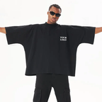 Mens Casual Streetwear 100%cotton Oversized Tshirt T032