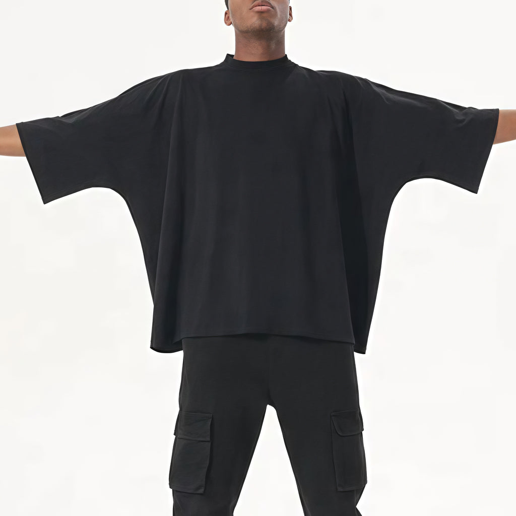 Mens Casual Streetwear 100%cotton Oversized Tshirt T032