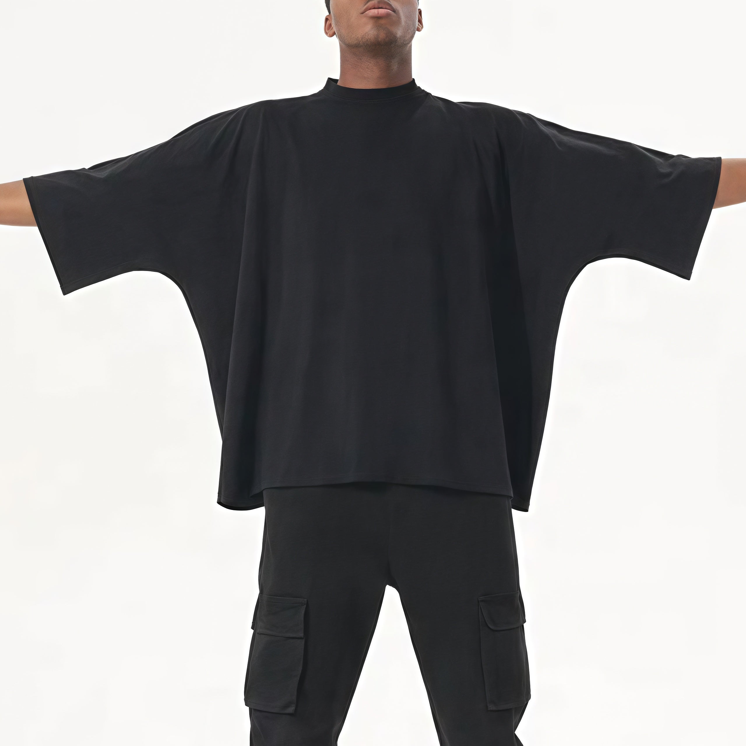 Mens Casual Streetwear 100%cotton Oversized Tshirt T032