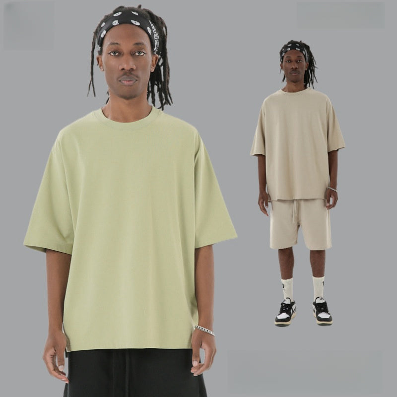 Mens Casual Streetwear 100%cotton Oversized Tshirt T032