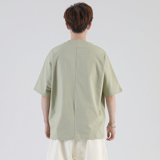 Mens Casual Streetwear 100%cotton Oversized Tshirt T032