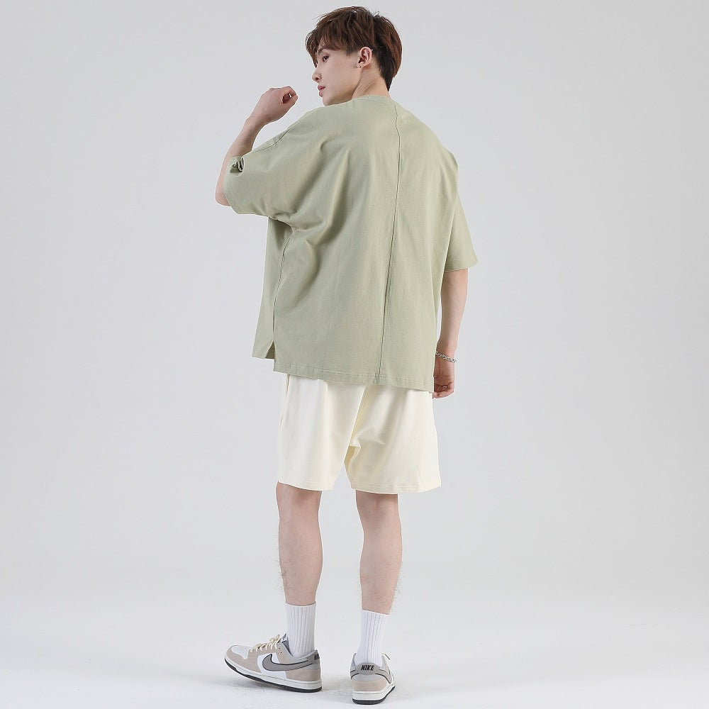 Mens Casual Streetwear 100%cotton Oversized Tshirt T032