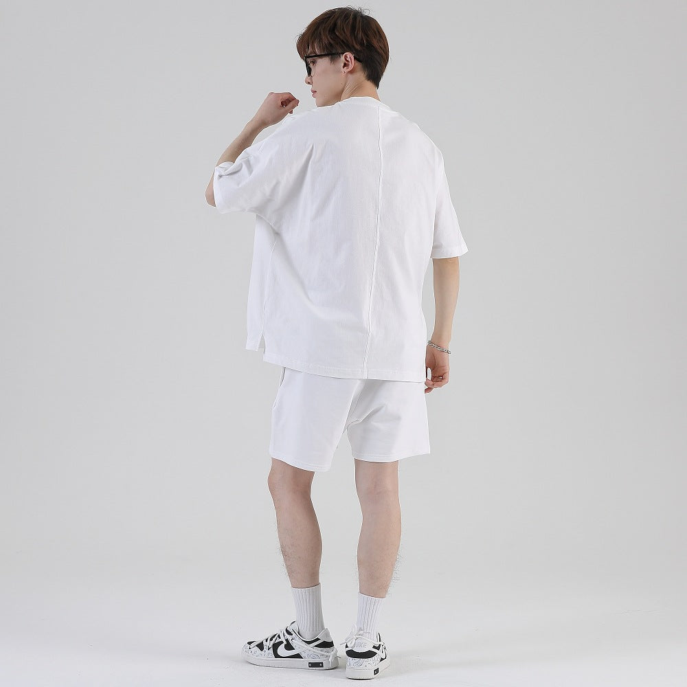 Mens Casual Streetwear 100%cotton Oversized Tshirt T032